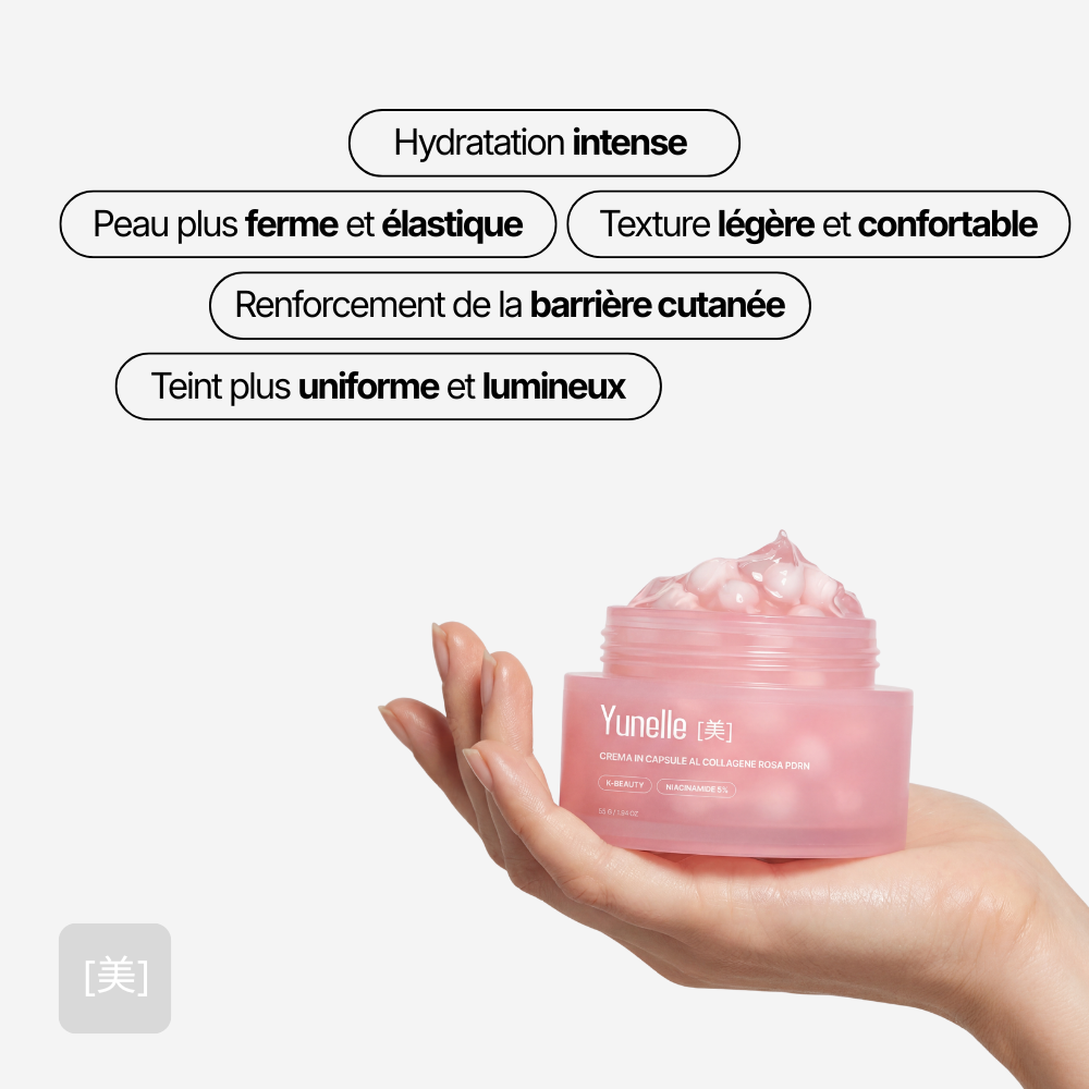 Crème en Capsules au Collagène Rose PDRN